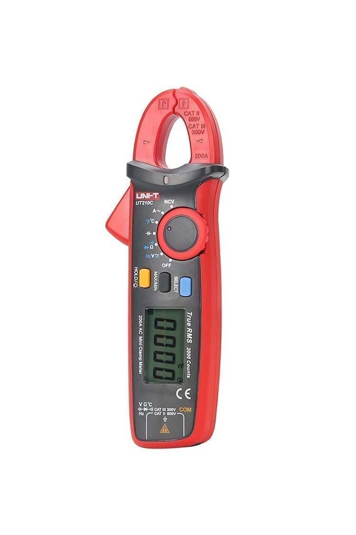 UniT UNI-T UT210C Clamp Meter Digital Pliers Ammeter Voltmeter Professional Electrician Tester Multimeter - Image 2