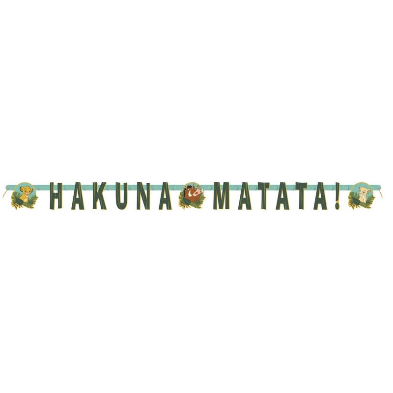 Unique Lion King Hakuna Matata Jointed Banner | 5.63 Ft | 1 Pc - Image 2