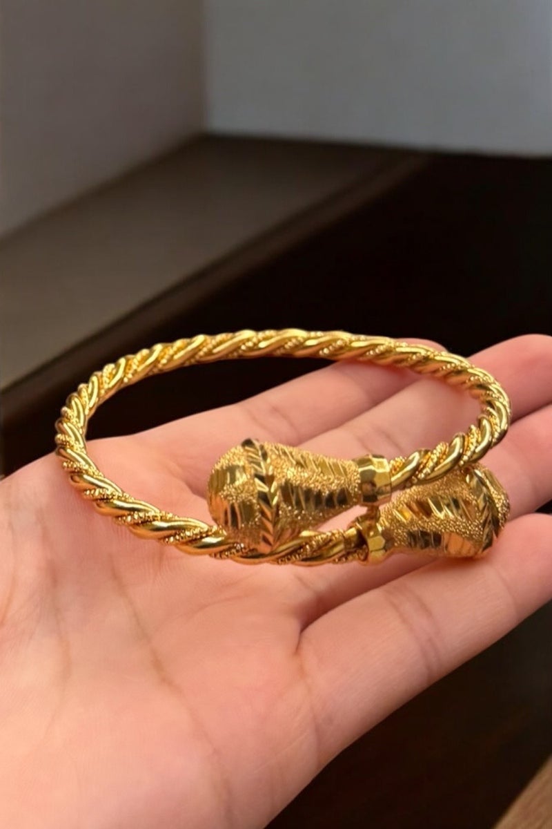 غولدماكس اسوارة نسائية شبيهة بالذهب مطلية عيار 21 - Image 1