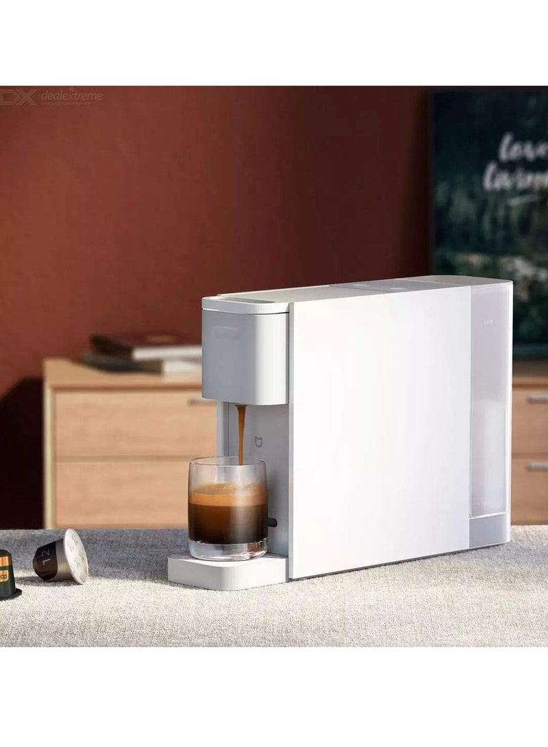 شاومي Xiaomi Mijia S1301 Capsule Coffee Machine Compatible with Nespresso Capsule 20Bar Solenoid Pump Removable 600ml Water Tank 