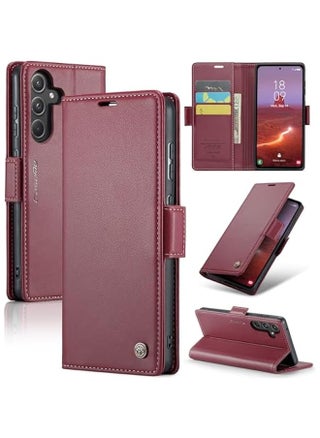 Leather protective cover for Samsung Galaxy A55 5G Red - pzsku/ZE11EEC75A6C79F276D85Z/45/_/1712464434/f4b4c390-e3a5-4f34-828e-43fee33bf84b