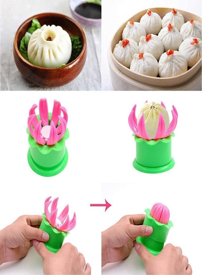 Plenteous Plastic Momos Dumpling Maker Dough Press Mould Shapes Cutter for Kitchen Making Tools for Modak Gujiya Pie Mould Maker. - Image 5