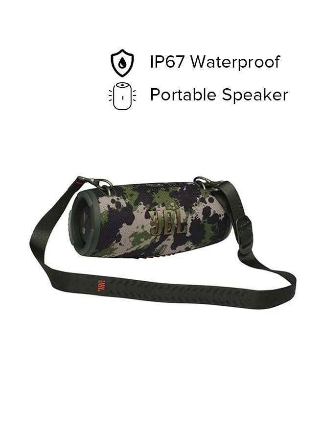 JBL Xtreme 3 Portable Waterproof Speaker - Massive Pro Sound - Immersive Deep Bass - 15H Battery - Built In Charger Camouflage - Image 2