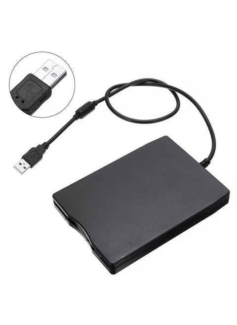 External USB Floppy Drive 3.5-inch Portable 1.44MB FDD, Plug and Play for Windows 2000/XP/Vista/7/8 Laptop