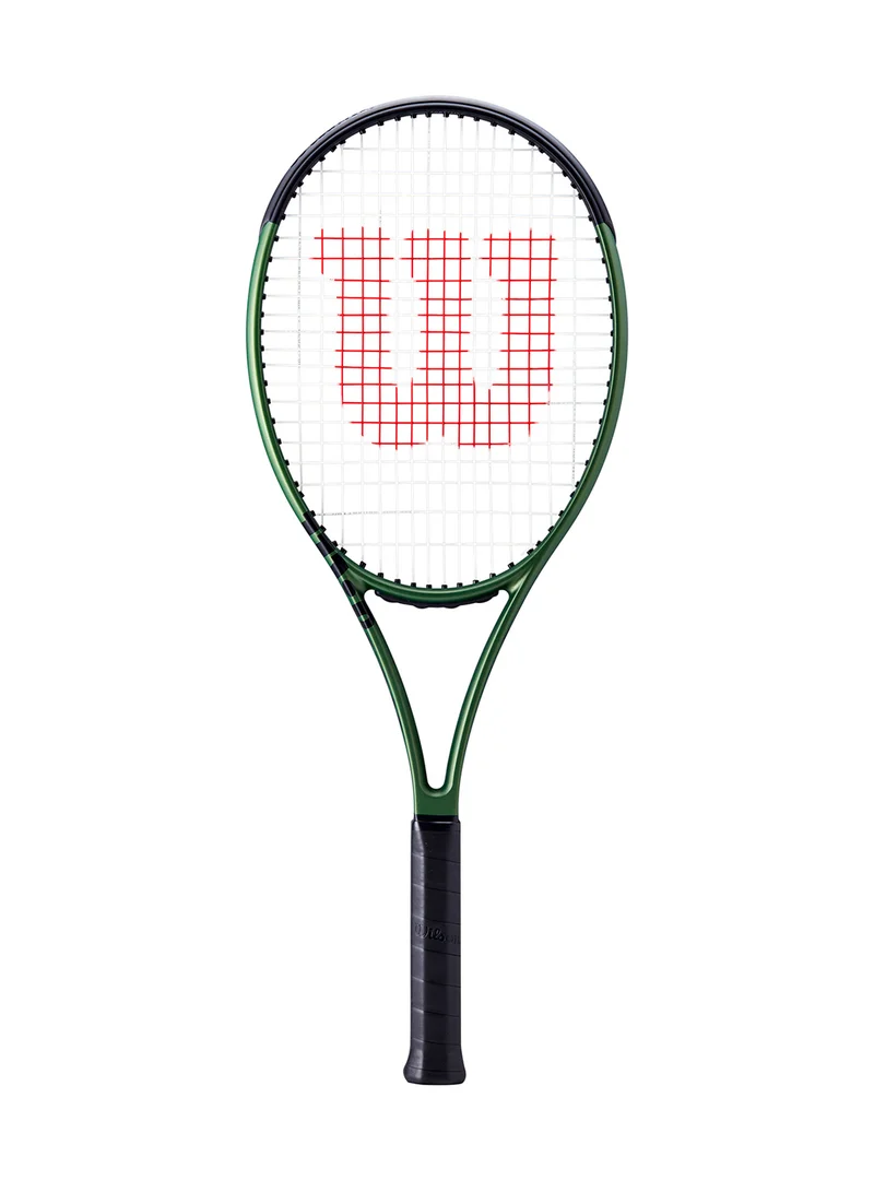 Wilson Blade 101L V8 Tennis Racket, 16x20, Adults, Intermediate/ Advanced - Black/Green
