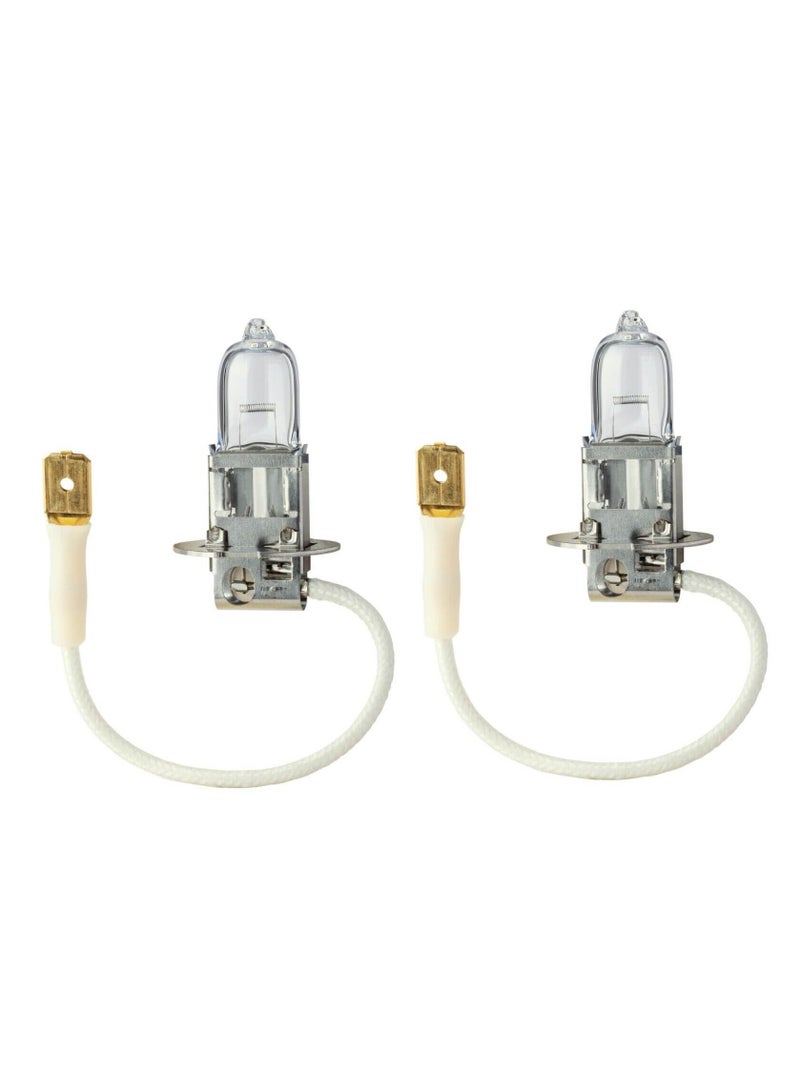 pair of H3 12V Halogen Headlamp light Bulbs - Image 1