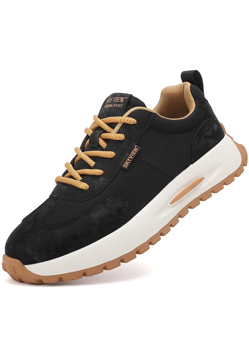 سكاي فيو أحذية كاجوال أنيقة للرجال أحذية مشي أنيقة للرجال بنعل ناعم غير قابل للانزلاق أحذية كاجوال مريحة وجيدة التهوية - Image 1