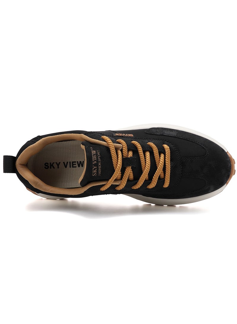 سكاي فيو أحذية كاجوال أنيقة للرجال أحذية مشي أنيقة للرجال بنعل ناعم غير قابل للانزلاق أحذية كاجوال مريحة وجيدة التهوية - Image 5