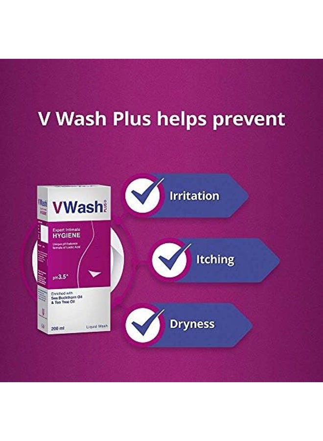 VWash Plus Intimate Hygiene Wash - 200 ml - Image 4