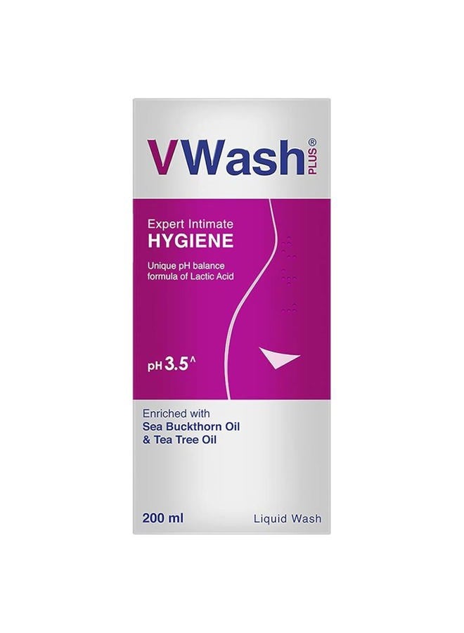 VWash Plus Intimate Hygiene Wash - 200 ml - Image 1