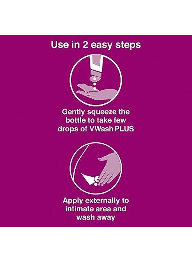 VWash Plus Intimate Hygiene Wash - 200 ml - Image 3