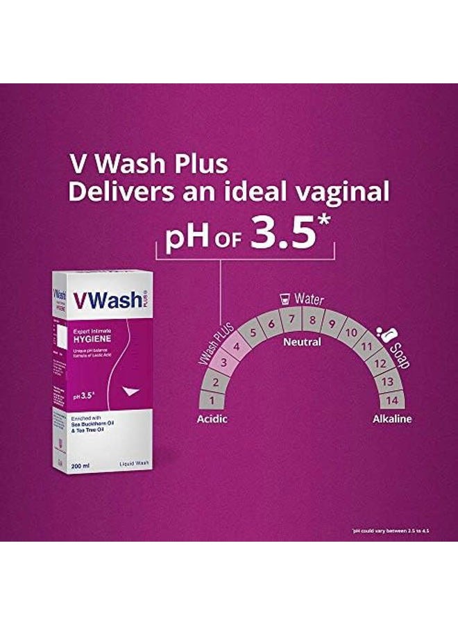 VWash Plus Intimate Hygiene Wash - 200 ml - Image 5