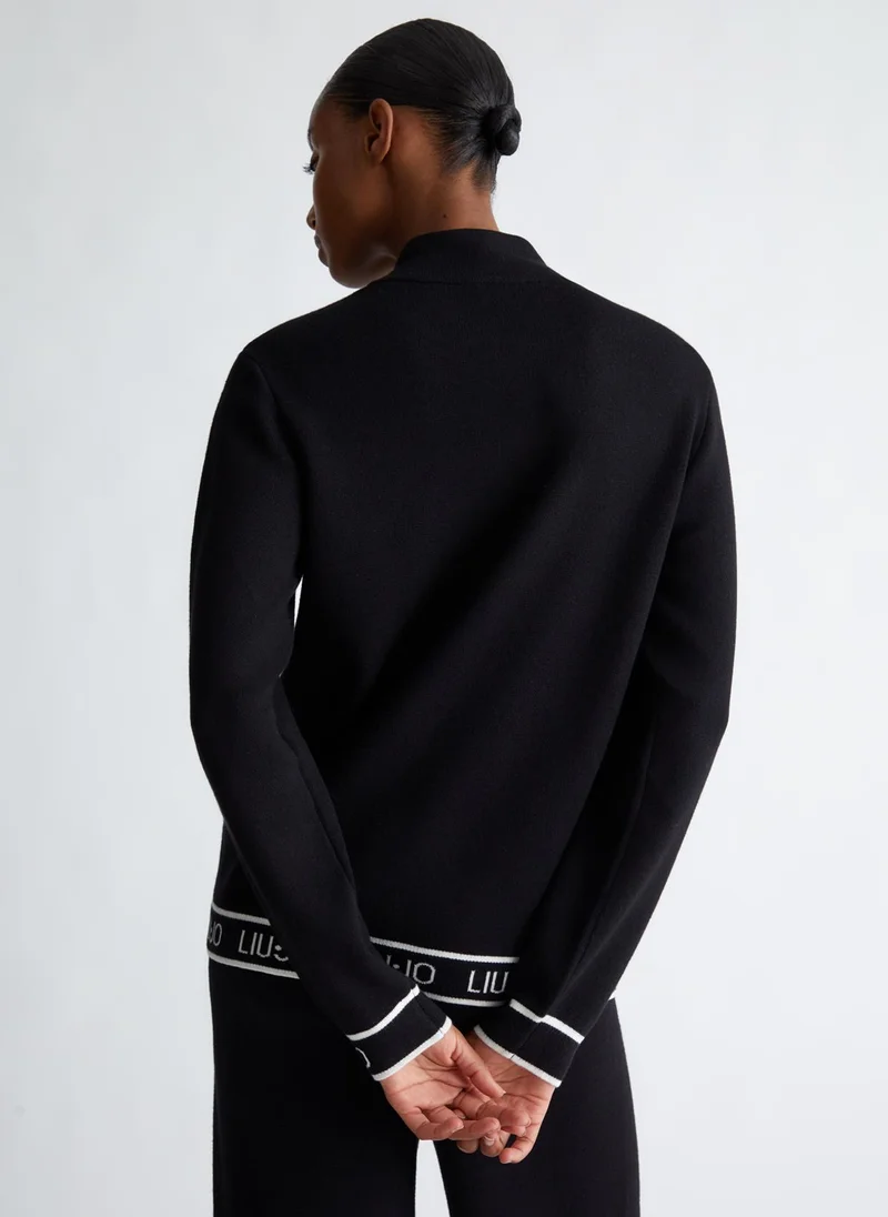 Liu Jo Knit cardigan with zip