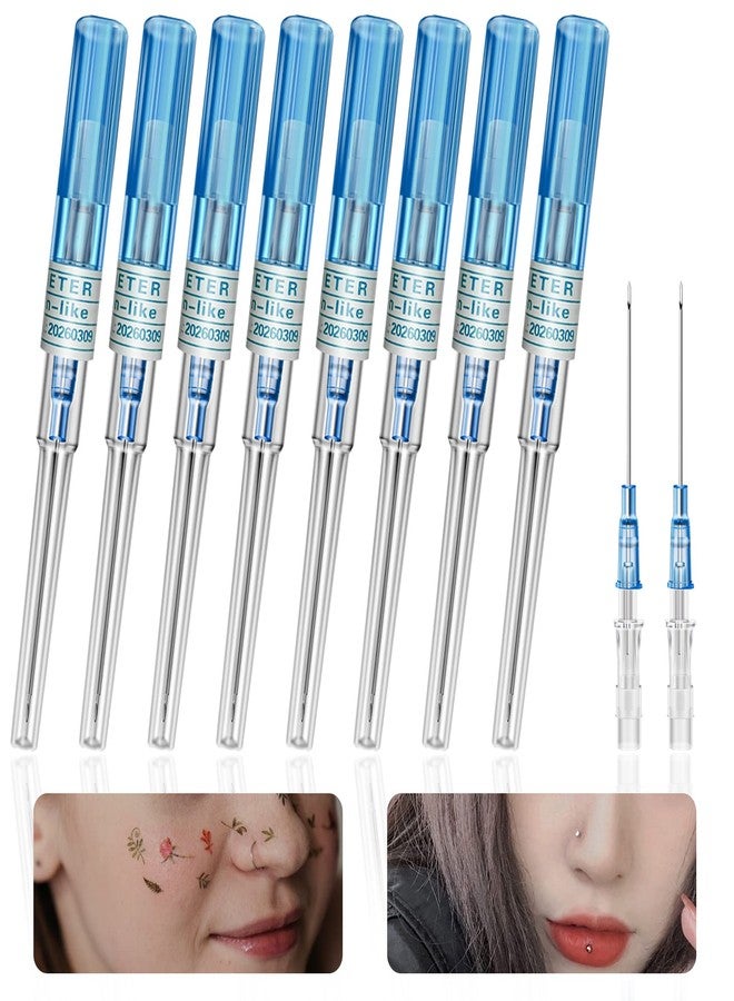 Anghie 10pcs Piercing Tools - 22G Catheter Piercing Ear Nose Body Tools Piercing Supplies. - Image 1