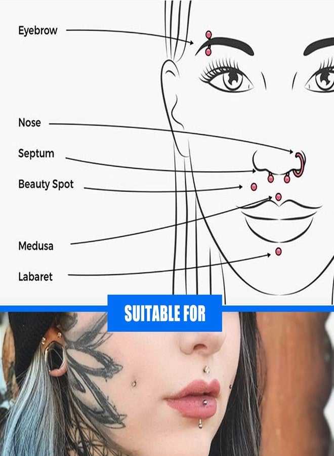 Anghie 10pcs Piercing Tools - 22G Catheter Piercing Ear Nose Body Tools Piercing Supplies. - Image 5