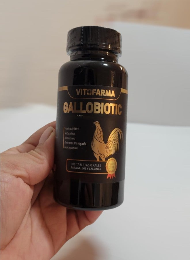 VITOFARMA Gallobiotic Natural Multivitamin for Rooster, Hens - 100 Tablets | Vitamina Completas para Gallos - Image 5