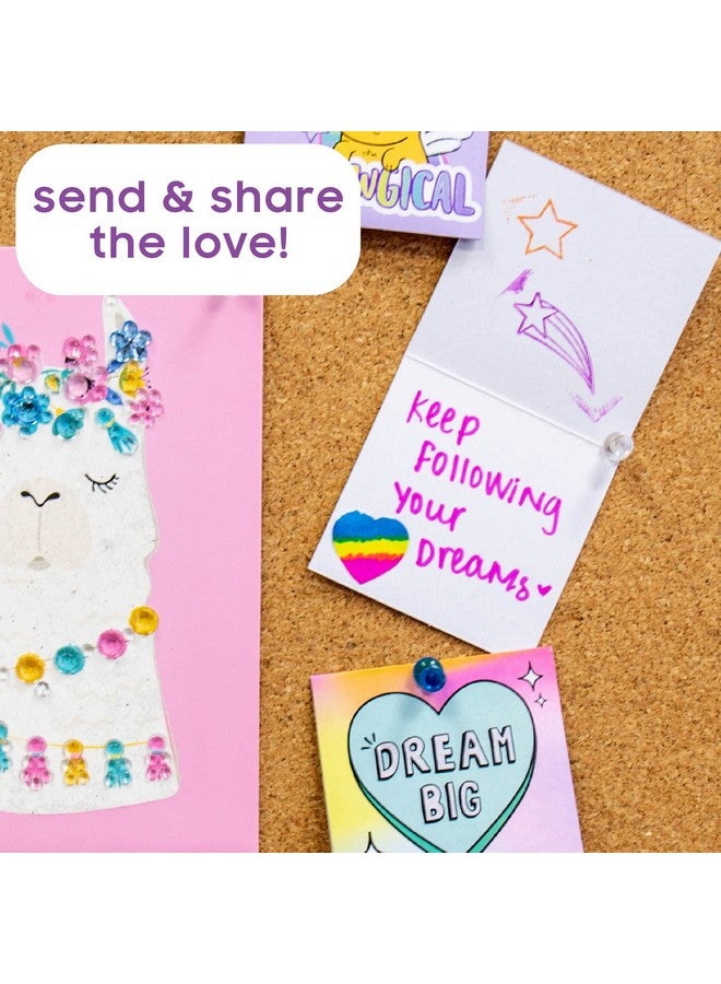 Just My Style Wood Stamp Set by Horizon Group USA, 15 Wooden Stamps, Scrapbooking Sheets, Colorful Markers, Stationery Set, 2-Tone Stamp Pad - Image 3