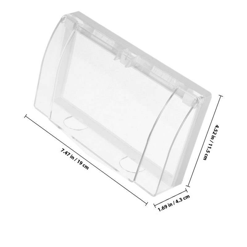 Adhesive Waterproof Outlet Cover 2 Pack 86 Type Wall Socket Protector - Image 3