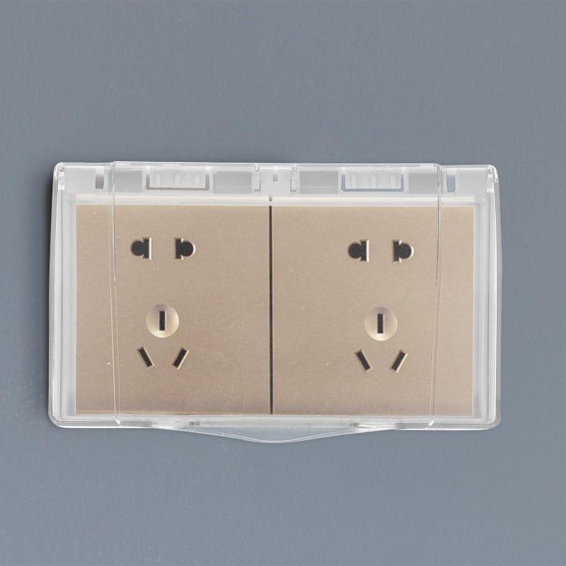 Adhesive Waterproof Outlet Cover 2 Pack 86 Type Wall Socket Protector - Image 5