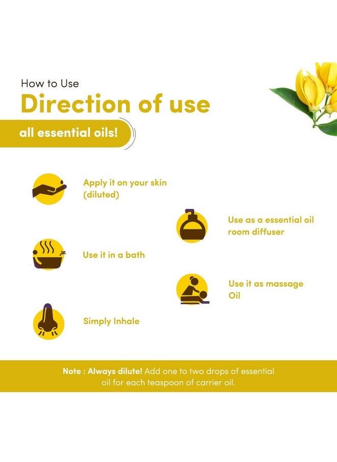 Naturalis Essence Of Nature Ylang Ylang Essential Oil For Hair And Skin Care 250Ml  - Image 4