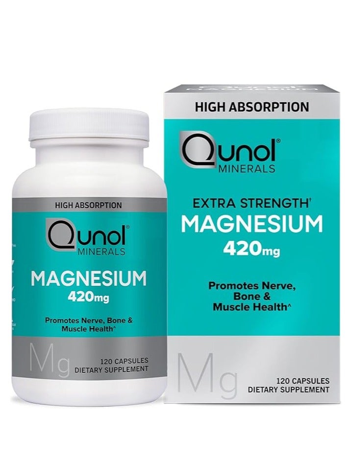 كونول مغنيسيوم ذو قوة إضافية 420 ملجم - 120 كبسولة