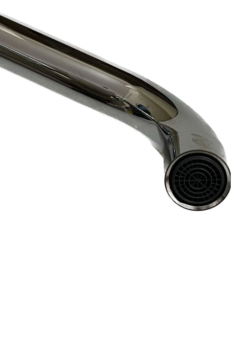 Kitchen Mixer Tap Kitchen Sink Faucets Hot and Cold Mixer Tap Made of Zinc Alloy Anti Rust Chrome Color - Image 5