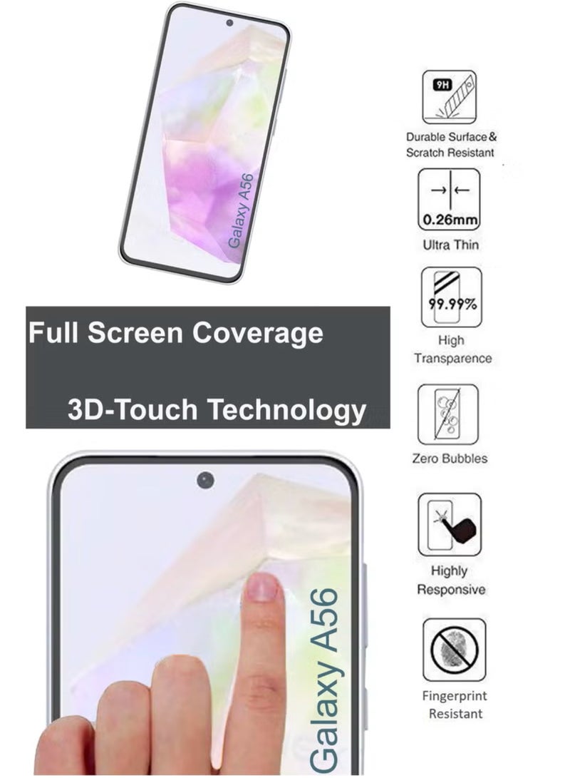 Screen Protector A56 Tempered Glass for Samsung Galaxy A56  - Image 4