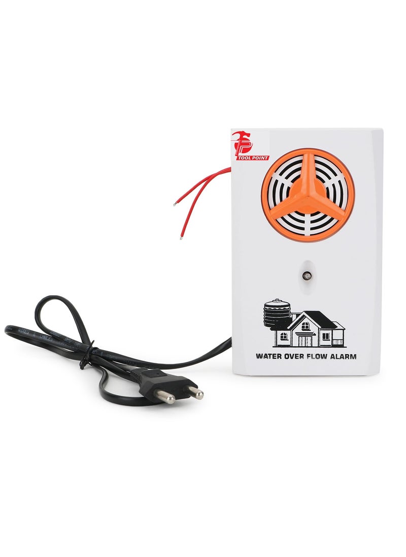 Tool Point Tool Point ABS CTF Water Tank Overflow Alarm Siren with Voice Sound Wired Sensor Security System Water Alarm Bell with Free Water Sensor 3  - Image 3