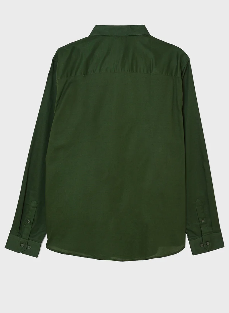 Seventy Five Plus Size Oxford Shirt