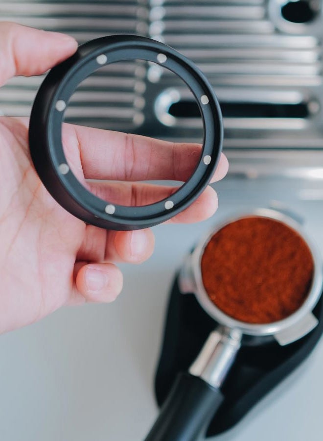 Normcore 54mm Magnetic Dosing Funnel V2 - Espresso Coffee Dosing Ring - 20mm Anodized Aluminum with 8 Neodymium Magnets Fits 54mm Breville Portafilter - Image 3