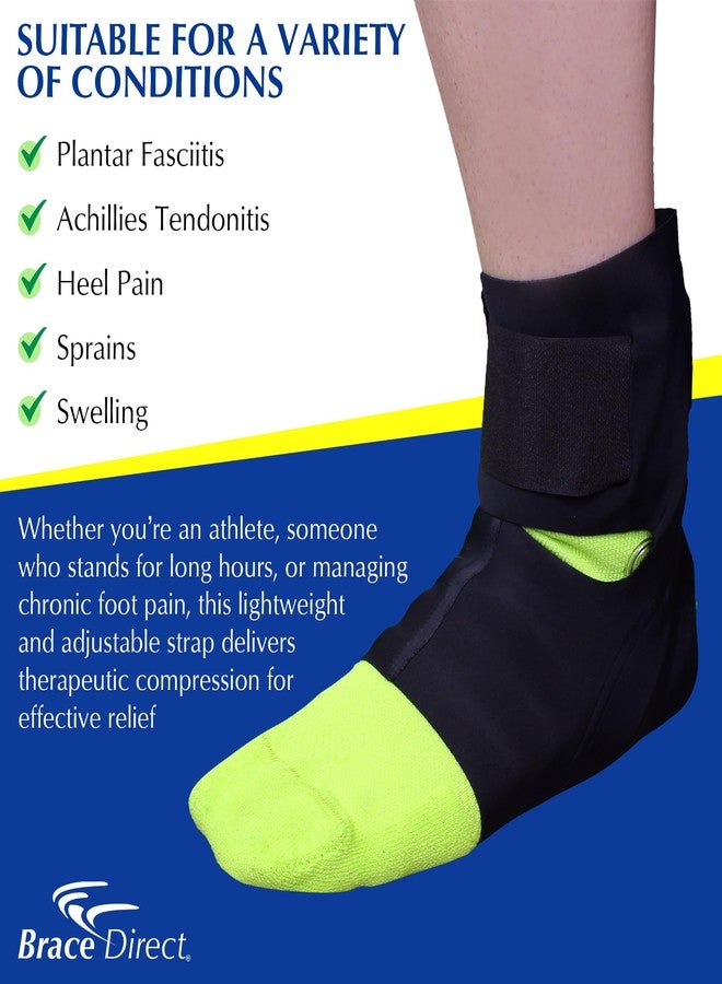 Brace Direct Plantar Fasciitis Foot Strap with Adjustable Air-Cell Compression for Daytime Relief of Heel Pain & Achilles Tendonitis Medium (US Shoe Men 7.5–11 / Women 9–12) - Image 4