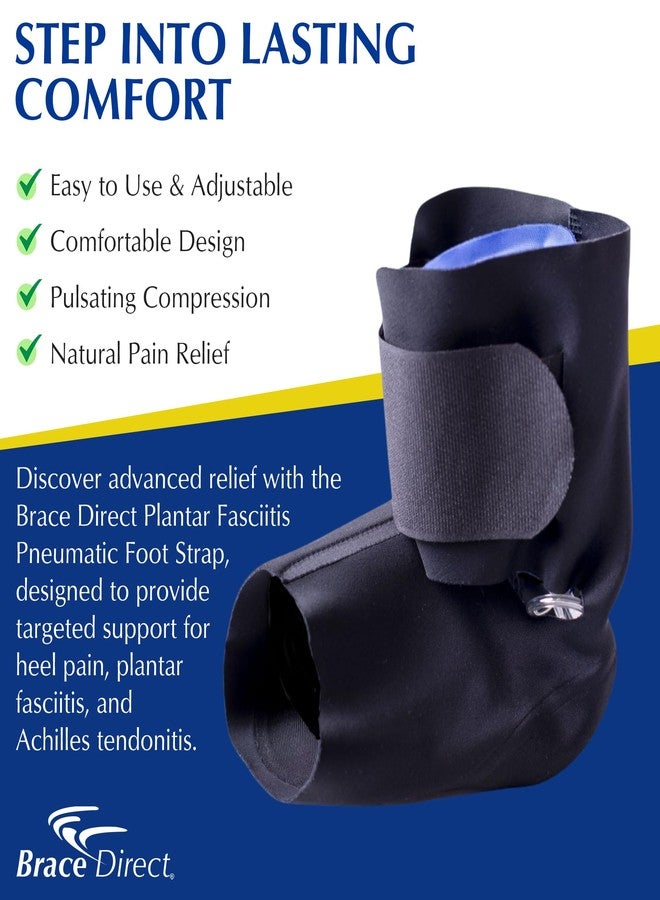 Brace Direct Plantar Fasciitis Foot Strap with Adjustable Air-Cell Compression for Daytime Relief of Heel Pain & Achilles Tendonitis Medium (US Shoe Men 7.5–11 / Women 9–12) - Image 2
