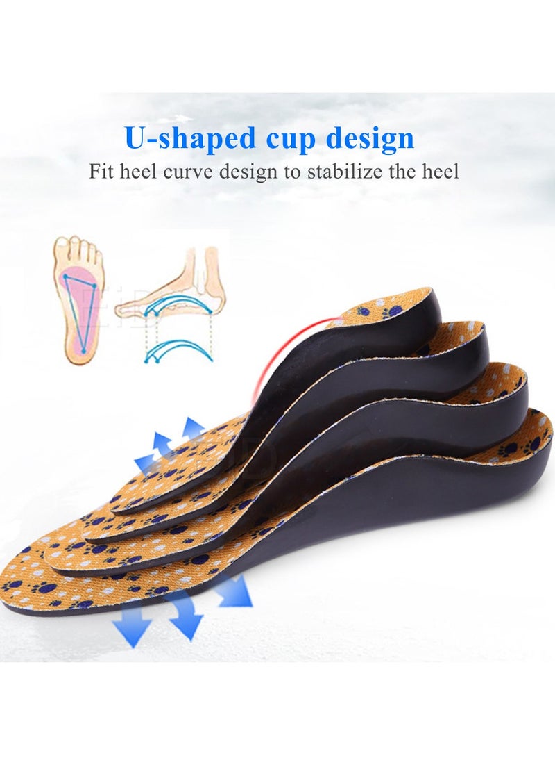 KASTWAVE Kids Arch Support Shoe Insoles, Children EVA Foam Inserts for Flat Feet, Plantar Fasciitis, Comfortable Breathable, Shock Absorption Arch Support Insoles (Size 2 31/20.5 cm) - Image 4