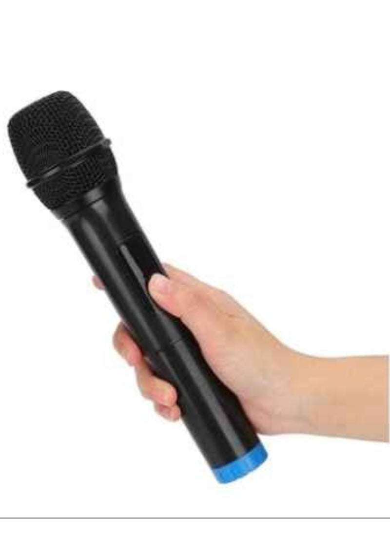 ELTRAZONE 2pc Excellent Sound Quality Metal Hand‑Held Karaoke Wireless Microphone Singing For Home