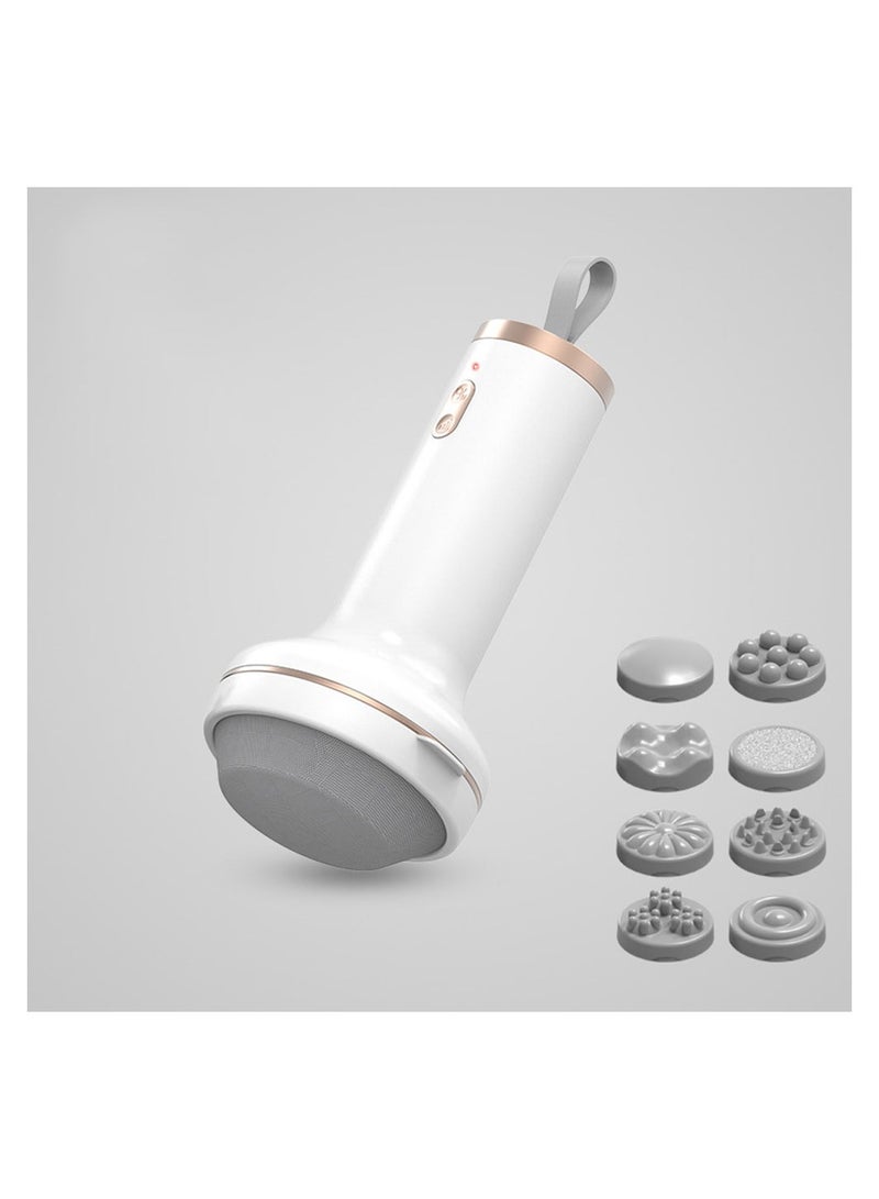 Cool Baby COOLBABY Handheld Cervical Spine Massager Portable Electric Massage Stick Wireless Electric Cellulite Remover Machine Body Sculpting Machine with 8 Masssage Heads  - Image 2