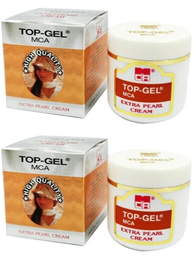 top gel Two Pieces Of Extra Pearl Cream To Fight Aging And Acne 18x2 g  - Image 1