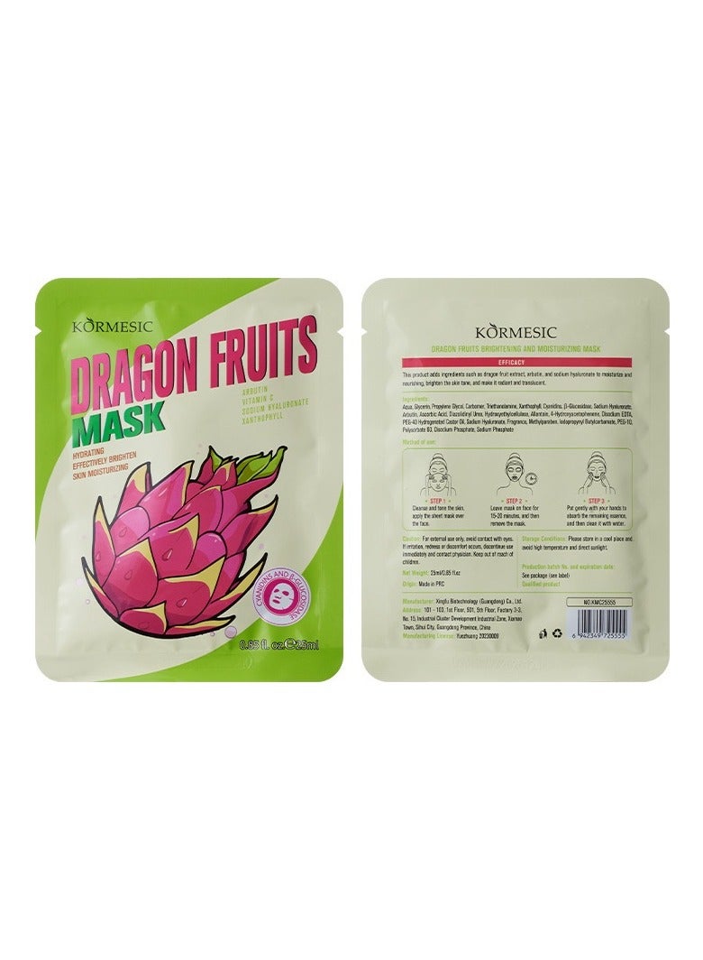 Kormesic قناع مشرق فاكهة التنين 5pcs 25ml - Image 1