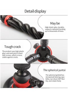 ELTRAZONE Flexible Tripod，12 Inch Phone Tripod for iPhone and Android Phone, Action Camera Tripod for GoPro Canon Nikon DSLR  - Image 3