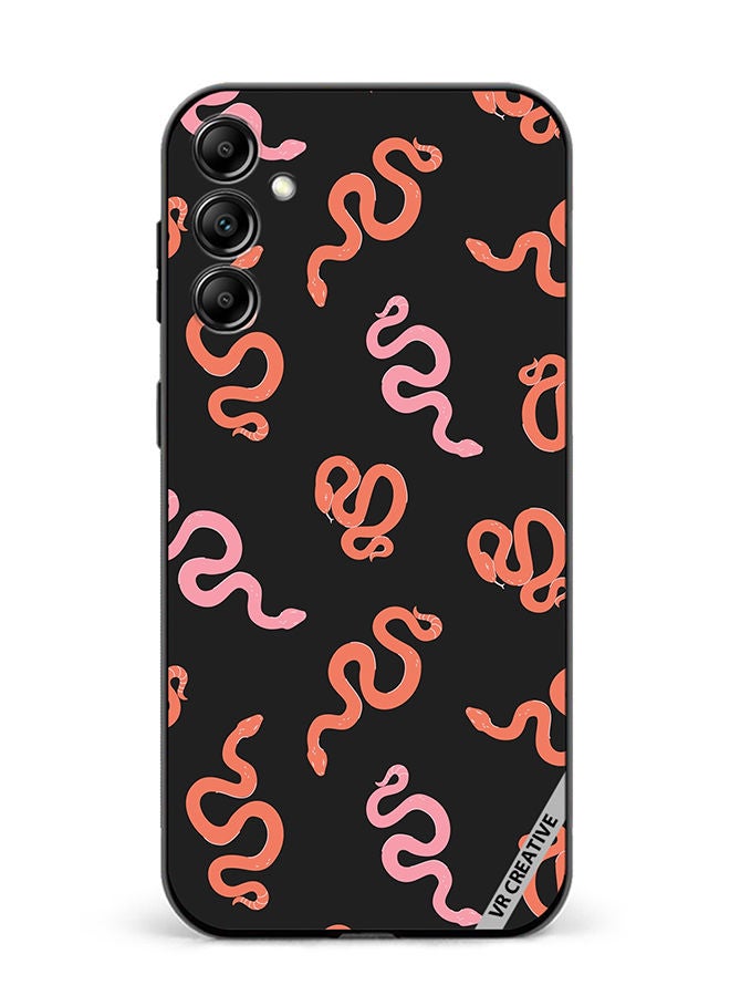 VR CREATIVE Protective Case Cover For Samsung Galaxy M54 Cartoon Funny Colorful Snakes Pattern Design Multicolour - Image 1