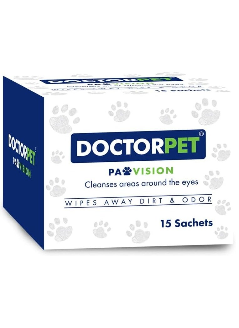 DoctorPet - Wipes 15 Sachets - Image 1