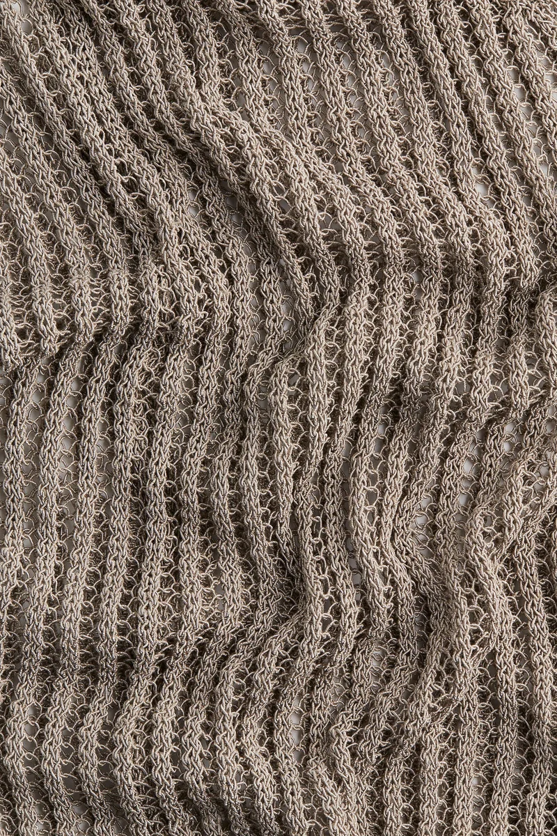 H&M Ladder-Stitch-Look Knitted Dress