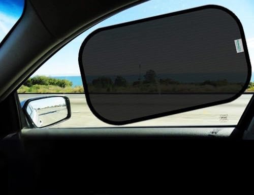 kinder Fluff Car Window Shade 4PackThe Only Certified Car Window Sun Shade for Baby Proven to Block 9995 UVR  Moms Choice Gold Award  Side Window Sunshades  Large