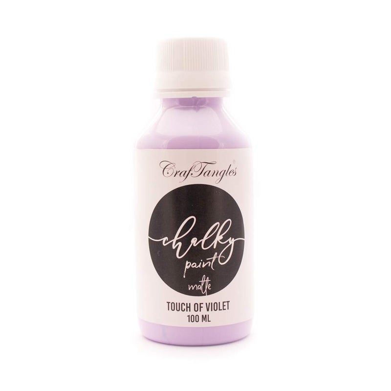 CrafTangles Chalk Paint - Touch of Violet (100 ml) - Image 1