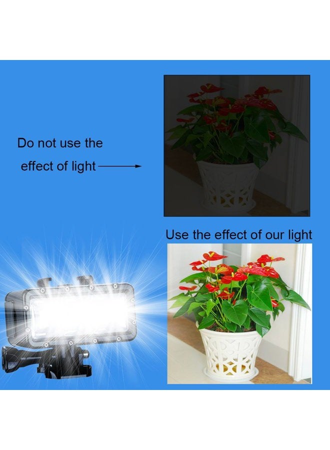 Suptig High Power Dimmable Waterproof Led Video Light Fill Night Diving Underwater For Gopro Hero 13/Hero 12/Hero 11/Hero 10/9/8/7/6/5/4/3/2/Herosession/Dji Osmo/Insta 360/Akaso Action Cam - Image 2