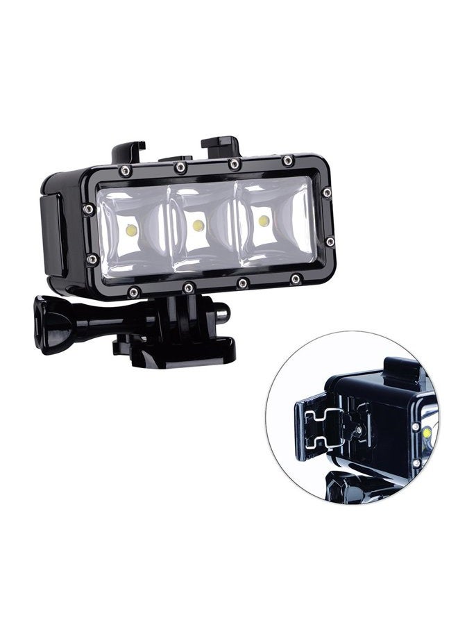 Suptig High Power Dimmable Waterproof Led Video Light Fill Night Diving Underwater For Gopro Hero 13/Hero 12/Hero 11/Hero 10/9/8/7/6/5/4/3/2/Herosession/Dji Osmo/Insta 360/Akaso Action Cam - Image 3