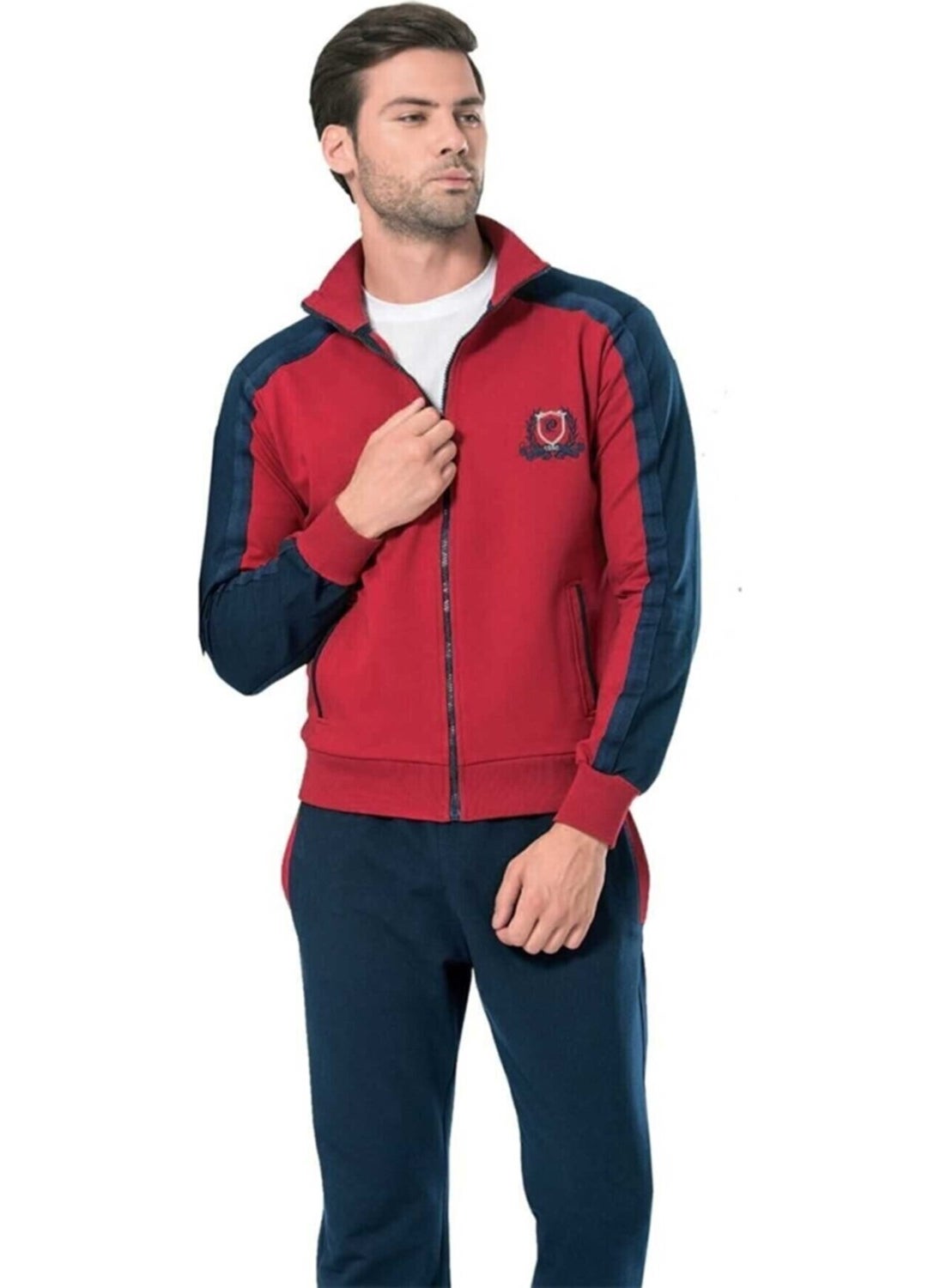 U.S. Polo Assn. - Men's Zippered Tracksuit - Image 1