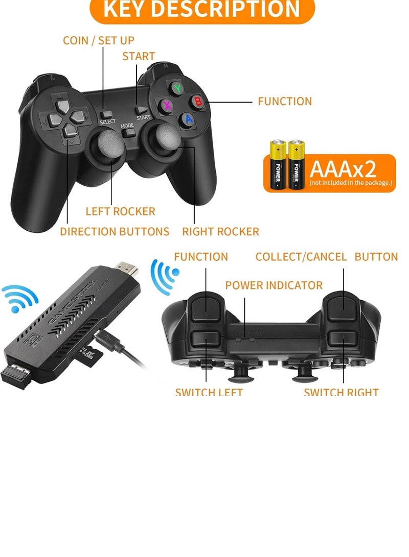 128GB Wireless Video Game Console With 40000 Games - Image 5