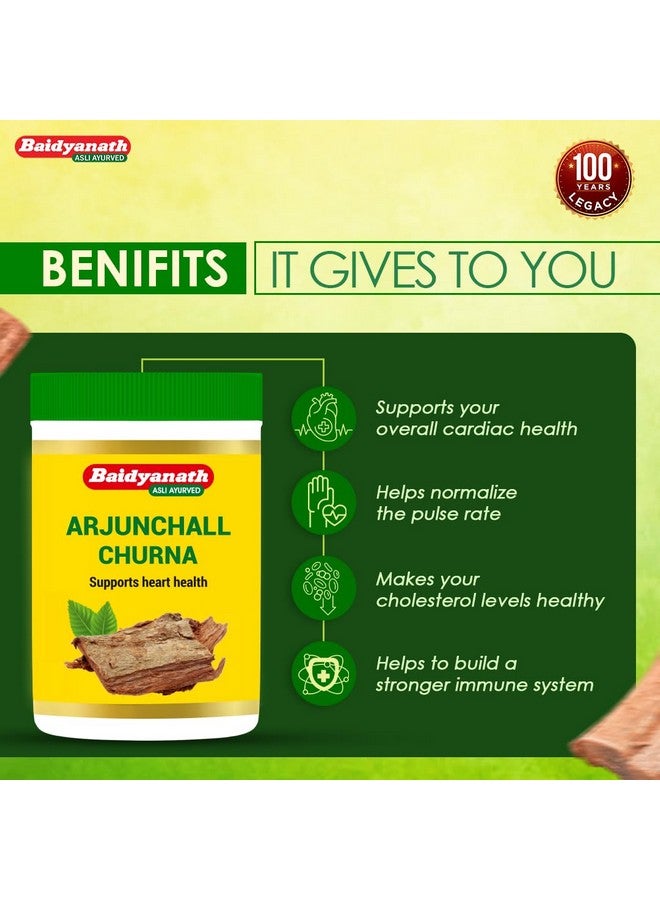 Baidyanath Arjunchall Churna - 100 g (Pack of 3) - Image 5