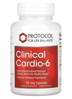 Protocol For Life Balance Clinical Cardio-6 90 Veg Capsules 