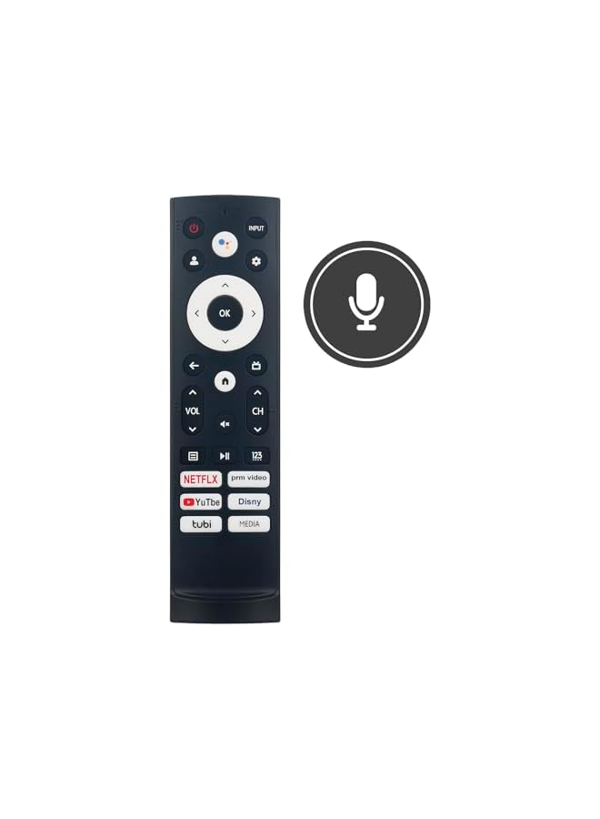 The Bros ERF3N90H Replacement Voice Remote fit for Hisense QLED Smart TV 75A65H 75A68H 55A65H 55A68H 65A6H 75U65H 75U68H 50U6H 55U6H - Image 3